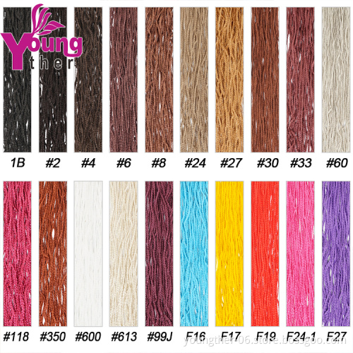 Zizi box Crochet Hair Extensions Crochet Braiding hair Zizi Box Braids 28 inch Micro Knot Zizi Braids Curly